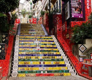 Selaron escalier- Rio de Janeiro, Brésil